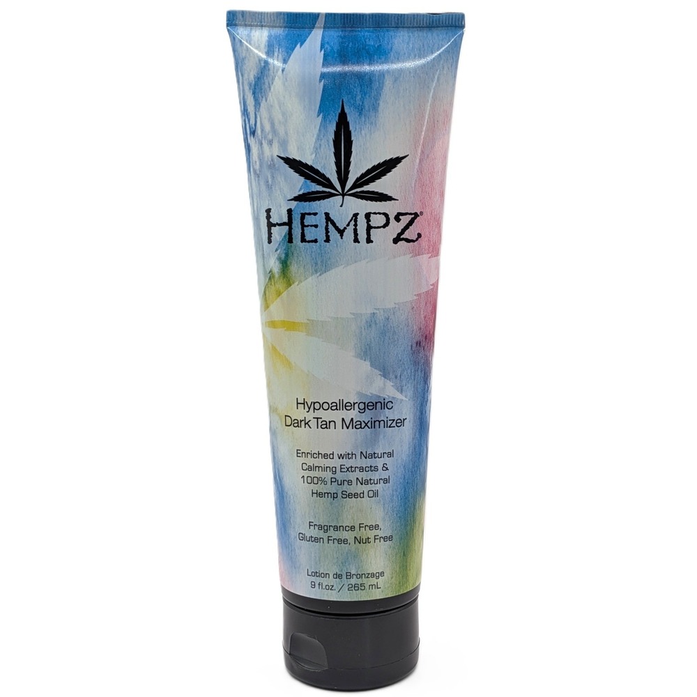 HEMPZ Hypoallergenic Dark Tan Maximizer Lotion 9 fl oz Fragrance & Gluten Free